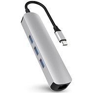 HyperDrive 6-in-1 USB-C Hub with 4K HDMI Output - Silver - Port Replicator