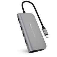 HyperDrive POWER 9-in-1 USB-C Hub iPad Pro, MacBook Pro/Air - Space Grey - Port replikátor