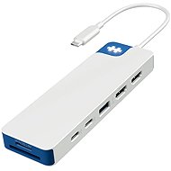 HyperDrive Flex 9 Port Dual 4K HDMI USB-C Hub, modrý - USB Hub