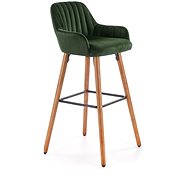 Listerby bar chair dark green - Bar Stool