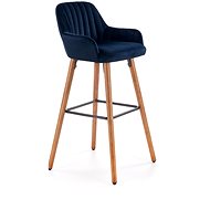 Barová židle Listerby tmavě modrá - Bar Stool