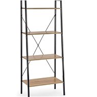 Shelf RUTVIK 2, decor sonoma/black - Shelving Unit