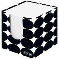 HERLITZ Just Black 9 × 9 × 9 cm, 700 leaves, box - Memo Pad