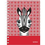 Spiral A5 100 sheets square Cute zebra - Notepad