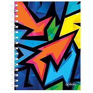 Spiral A5 100 sheets square Neon - Notepad