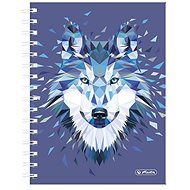 Spiral A5 100 sheets square WA wolf - Notepad