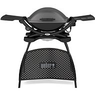 Weber Q 2400 Stand Electric Grill, Dark Grey - Electric Grill