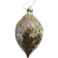 COLMORE BY DIGA Christmas ornaments - drop, filled with gold - Christmas Ornaments
