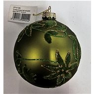 COLMORE BY DIGA Christmas ornaments - ball, green flower - Christmas Ornaments