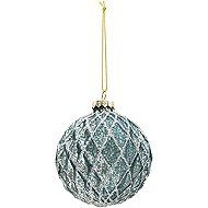 Clayre & Eef Christmas ornament - ball with decoration 8 cm - Christmas Ornaments