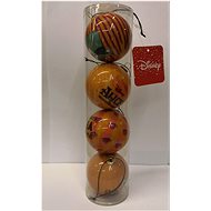 CHRISTMAS INSPIRATION Christmas decorations - Alice in Wonderland, orange, 4 pcs - Christmas Ornaments