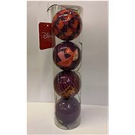 CHRISTMAS INSPIRATION Christmas decorations - Alice in Wonderland, purple, 4 pcs - Christmas Ornaments
