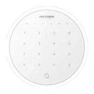 HIKVISION DSPKAWLM 868MHz Keyboard, Wireless, Including RFID Reader, White - External Keyboard