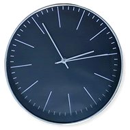 Foxter 1228 Nástěnné hodiny 30 cm černo - stříbrné - Wall Clock