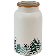 Home Elements Ceramic vase 18 × 10 × 10 cm, white - Vase
