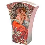 Home Elements Porcelain vase Mucha dark - Vase
