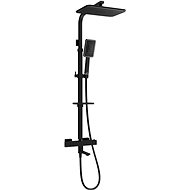Mexen CQ54 bath column with thermostatic mixer black / chrome (779105495-71) - Shower Set
