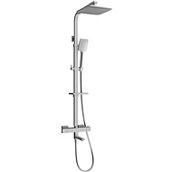 Mexen CQ62 bath column with thermostatic mixer graphite (779106295-66) - Shower Set