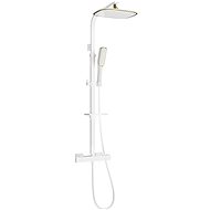 Mexen CQ49 white/gold (772504995-25) - Shower Set