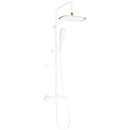 Mexen KX49 white / gold (771504091-25) - Shower Set