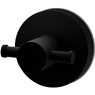 Ridder Vacuum Double Hanger, Black 12110210 - Bathroom Hook