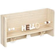 Atmosphera Children's wall hanger with shelf Hello - Coat Hanger