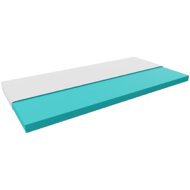 TEXTILOMANIE Crib mattress Basic white 60 × 120 cm, without mattress protector - Mattress