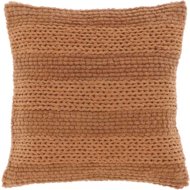 TEXTILOMANIE Decorative cushion Nancy 45 × 45 cm, brown - Pillow