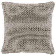 TEXTILOMANIE Decorative cushion Nancy 45 × 45 cm, grey - Pillow