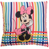 TEXTILOMANIE Decorative cushion Mickey Mouse 40 × 40 cm, stripes - Pillow