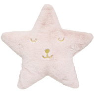 TEXTILOMANIE Pink fur pillow Etoile 39 × 8 × 39 cm - Pillow