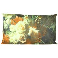 TEXTILOMANIE Outdoor cushion with flowers Annas 30 × 50 cm, coloured - Pillow