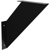 Walteco FLO console, 200 × 200 mm, load capacity 15 kg, matt black - Console