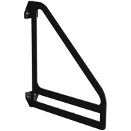 Walteco Console INSPIRA, 260 × 234 mm, load capacity 20 kg, mat black - Console