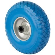 WALTECO Puncture proof wheel, diameter 260 mm with bearing, blue rubber - Spare Castor