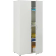 Cheapest furniture Combined wardrobe GEBROULAZ 2D, white - Wardrobe