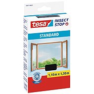 TESA Insect screen STANDARD, for window, anthracite, 1.1 m × 1.3 m - Insect Screen