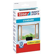 TESA Insect screen STANDARD, for window, anthracite, 1.3 m × 1.5 m - Insect Screen