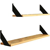 Raavi Wall shelf with bracket Dana Mango, width 75 cm - Shelf