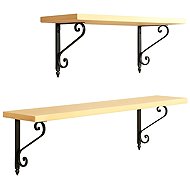 Raavi Wall shelf with bracket Runa Buk, width 75 cm - Shelf