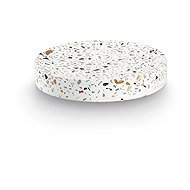 ZELLER Soap dish cement motive terrazzo 11,6 × 2 cm - Soap Dish