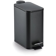 ZELLER Pedal bin 5 L, plastic black 28,3 × 14 × 29 cm - Rubbish Bin