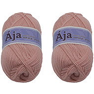 BELLATEX SET 2 pcs Yarn Aja NGM 50 g, 1001 light pink - Yarn