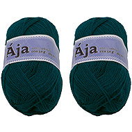 BELLATEX SET 2 pcs Yarn Aja NGM 50 g, 1101 dark blue - Yarn