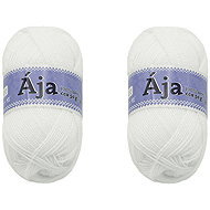 BELLATEX SET 2 pcs Yarn Aja NGM 50 g, 900 white - Yarn
