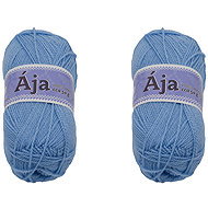 BELLATEX SET 2 pcs Yarn Aja NGM 50 g, 912 light blue - Yarn