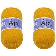 BELLATEX SET 2 pcs Yarn Aja NGM 50 g, 929 yellow - Yarn