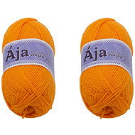 BELLATEX SET 2 pcs Yarn Aja NGM 50 g, 930 orange - Yarn