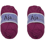 BELLATEX SET 2 pcs Yarn Aja NGM 50 g, 951 burgundy - Yarn
