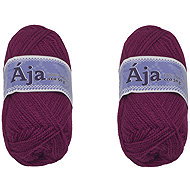 BELLATEX SET 2 pcs Yarn Aja NGM 50 g, 952 dark burgundy - Yarn